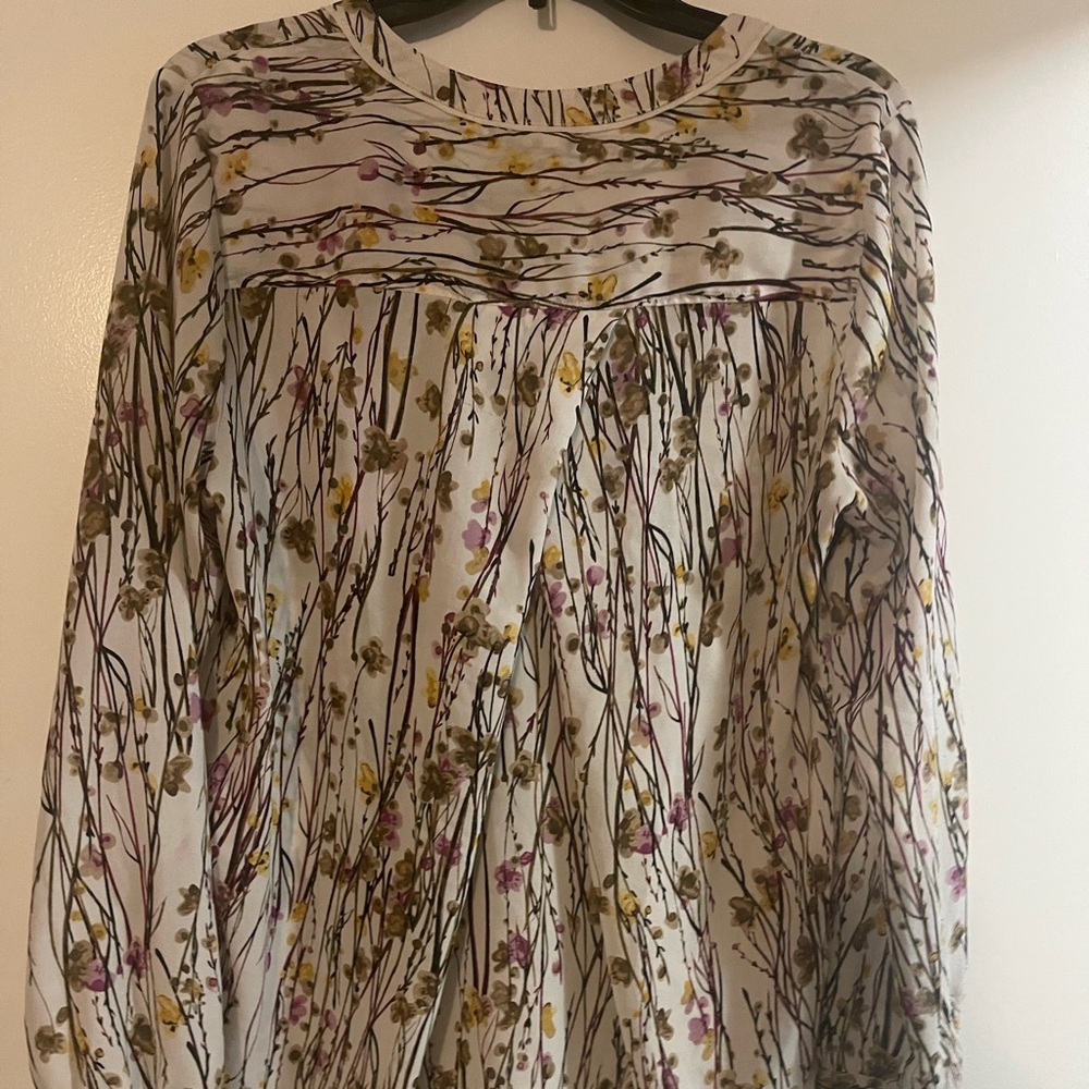 Liz Claiborne floral Polyester Blouse